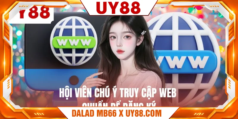 Hội viên chú ý truy cập web chuẩn để đăng ký 