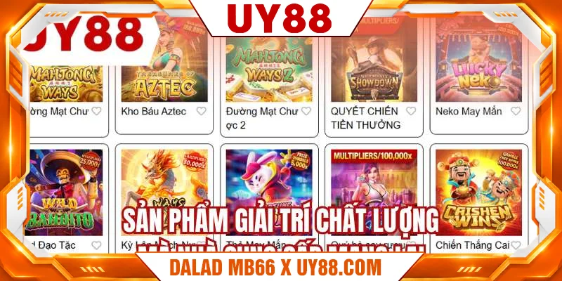 Sản phẩm giải trí chất lượng mà nhà cung cấp mang lại Sản phẩm giải trí chất lượng mà nhà cung cấp mang lại
