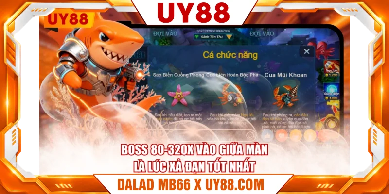 Boss 80-320X vào giữa màn là lúc xả đạn tốt nhất Boss 80-320X vào giữa màn là lúc xả đạn tốt nhất